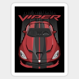 Viper SRT-metallic red and black Sticker